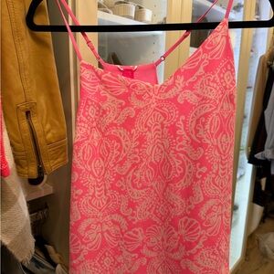 Lilly Pulitzer Pink and White Camisole